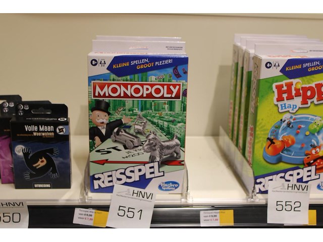 Reispellen hasbro monopoly, 2 stuks. - afbeelding 1 van  2