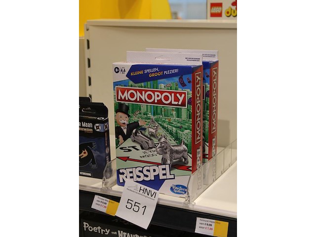 Reispellen hasbro monopoly, 2 stuks. - afbeelding 2 van  2
