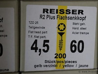 Reisser r2 plus spaanplaatschroeven - 4.5x60 - 12 dozen á 200 stuks - afbeelding 2 van  3