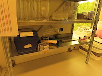 Rek met laboratoriumtoebehoren - afbeelding 4 van  4