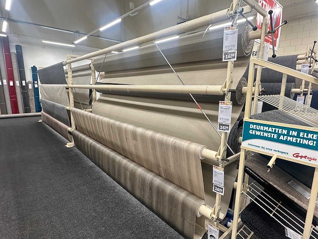 Rek voor vloerbedekking (10x) - afbeelding 6 van  10