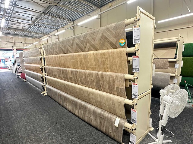 Rek voor vloerbedekking (11x) - afbeelding 1 van  8