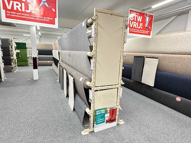 Rek voor vloerbedekking (15x) - afbeelding 1 van  8