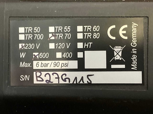 Reka tr70 elektrisch hotmelt lijmpistool - afbeelding 6 van  6