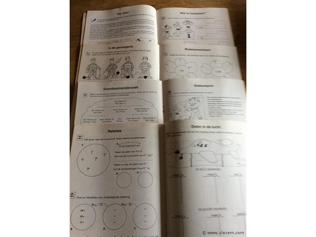 Reken & taalboekjes 4stuks onbeschreven - afbeelding 2 van  2