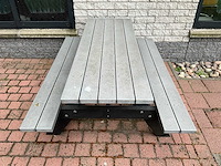 Rekupro - picknicktafel 180x134x75 cm - afbeelding 2 van  5