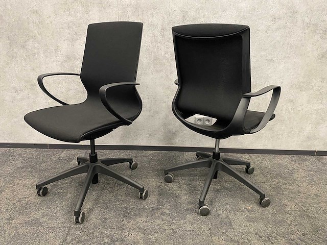 Relativ - 4p conferentieset 200x100 zwart - afbeelding 6 van  22