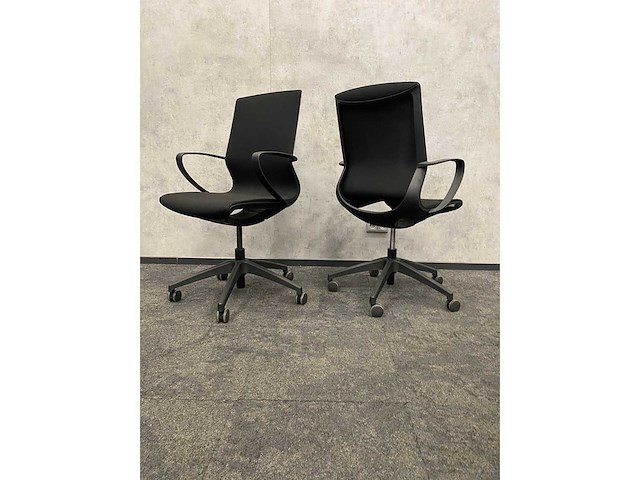 Relativ - 4p conferentieset 200x100 zwart - afbeelding 8 van  22