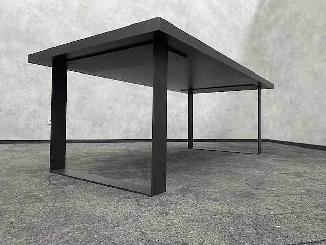 Relativ - 4p conferentieset 200x100 zwart - afbeelding 4 van  7