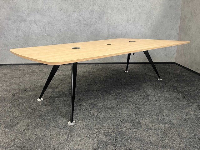 Relativ/ twinform - 6p wigvormige vergaderset 260 cm - afbeelding 7 van  22
