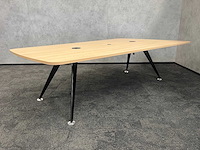 Relativ/ twinform - 6p wigvormige vergaderset 260 cm - afbeelding 7 van  20
