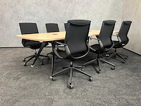 Relativ/ twinform - 6p wigvormige vergaderset 260 cm - afbeelding 14 van  20