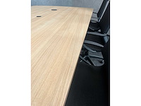 Relativ/ twinform - 6p wigvormige vergaderset 260 cm - afbeelding 16 van  20