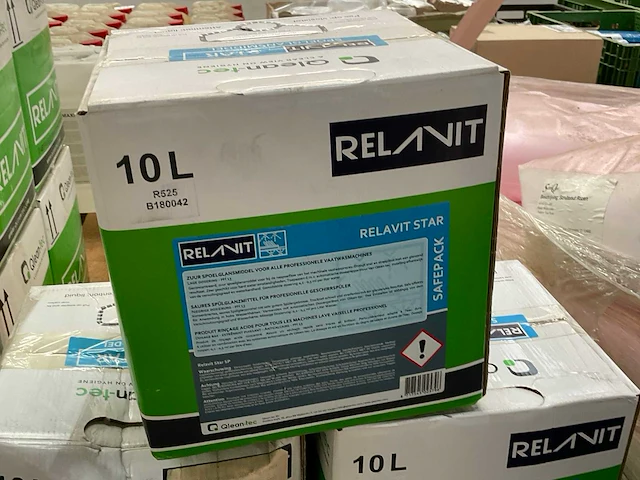Relavit pulsar star verpakking á 10ltr spoelglansmiddel (3x) - afbeelding 1 van  2