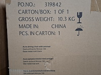 Relax fauteuil, actona, aura dining chair, seat anthracite monza 130 - afbeelding 5 van  5