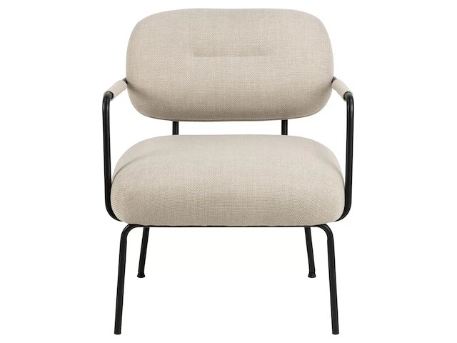 Relax fauteuil, actona, dillon lounge chair, seat beige basel 24 - afbeelding 2 van  7