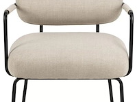 Relax fauteuil, actona, dillon lounge chair, seat beige basel 24 - afbeelding 2 van  7