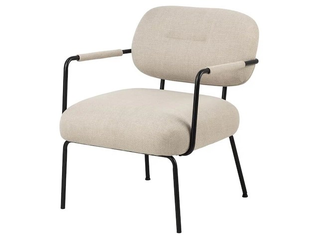 Relax fauteuil, actona, dillon lounge chair, seat beige basel 24 - afbeelding 1 van  7