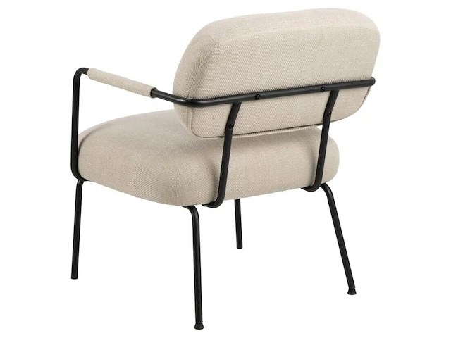 Relax fauteuil, actona, dillon lounge chair, seat beige basel 24 - afbeelding 3 van  7