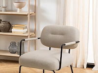 Relax fauteuil, actona, dillon lounge chair, seat beige basel 24 - afbeelding 5 van  7