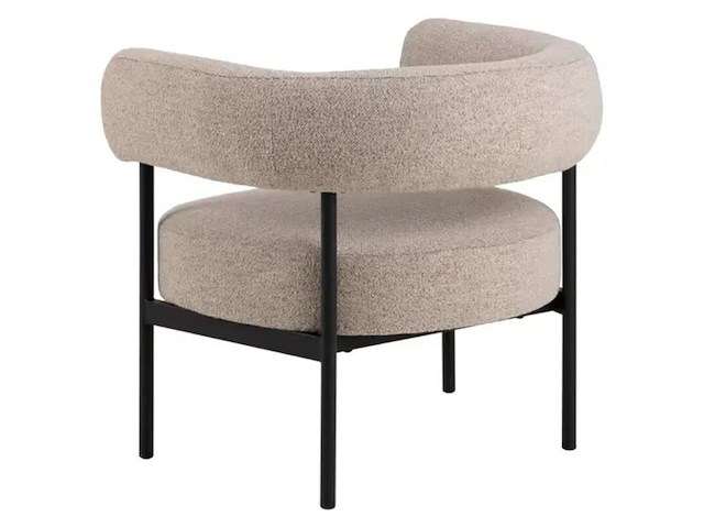 Relax fauteuil, actona, oakfield lounge chair, beige monza 60 - afbeelding 3 van  7