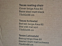 Relax fauteuil, furniqs, texas resting chair, cover beige alea 60 - afbeelding 8 van  8