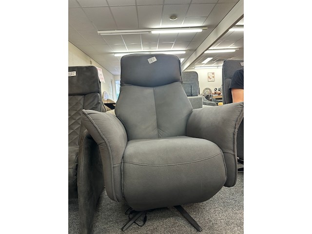 Relax fauteuil harry, microvezel, antraciet - afbeelding 1 van  3