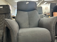 Relax fauteuil harry, microvezel, antraciet - afbeelding 1 van  3