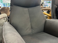 Relax fauteuil harry, microvezel, antraciet - afbeelding 2 van  3