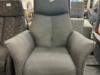 Relax fauteuil harry, microvezel, antraciet - afbeelding 3 van  3