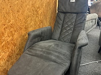 Relax fauteuil trondheim manueel, hjort knudsen, microvezel, antraciet - afbeelding 3 van  4