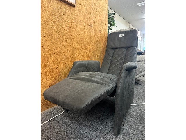 Relax fauteuil trondheim manueel, hjort knudsen, microvezel, antraciet - afbeelding 4 van  4