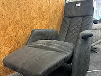 Relax fauteuil trondheim manueel, hjort knudsen, microvezel, antraciet - afbeelding 4 van  4