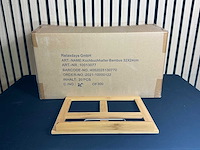 Relaxdays - bamboe hout - kookboekstandaard (120x) - afbeelding 2 van  6