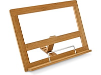 Relaxdays - bamboe hout - kookboekstandaard (120x) - afbeelding 1 van  1