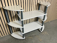 Relaxdays 10025963 wandkast met 8 niveaus (5x) - afbeelding 3 van  8