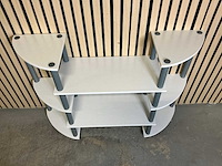 Relaxdays 10025963 wandkast met 8 niveaus (5x) - afbeelding 5 van  8