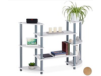 Relaxdays 10025963 wandkast met 8 niveaus (5x) - afbeelding 1 van  8
