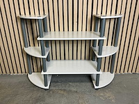 Relaxdays 10025963 wandkast met 8 niveaus (5x) - afbeelding 2 van  8