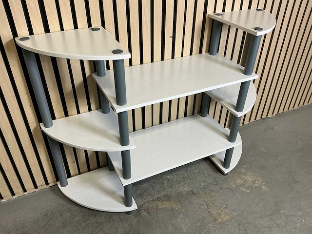 Relaxdays 10025963 wandkast met 8 niveaus (5x) - afbeelding 3 van  8