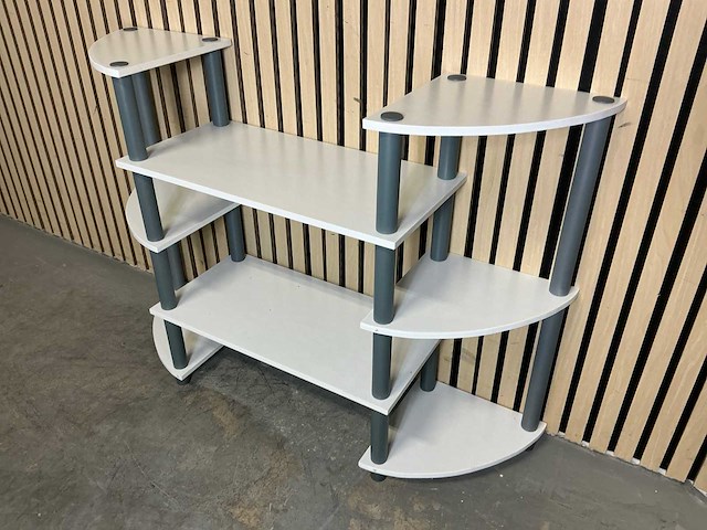 Relaxdays 10025963 wandkast met 8 niveaus (5x) - afbeelding 4 van  8