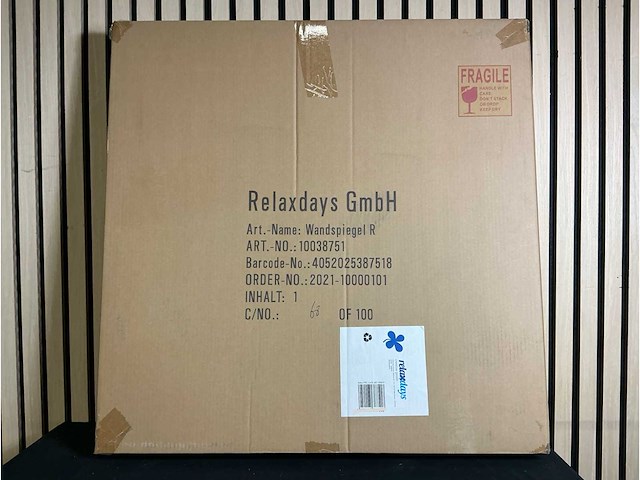 Relaxdays 10038751 spiegel rond (4x) - afbeelding 3 van  3