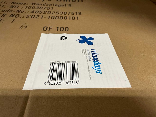 Relaxdays 10038751 spiegel rond (4x) - afbeelding 5 van  6