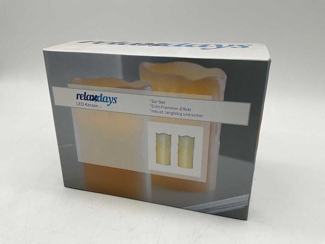 Relaxdays doos led kaarsen (48x) - afbeelding 1 van  4