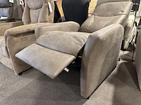 Relaxfauteuil, beige/grijs - afbeelding 3 van  5