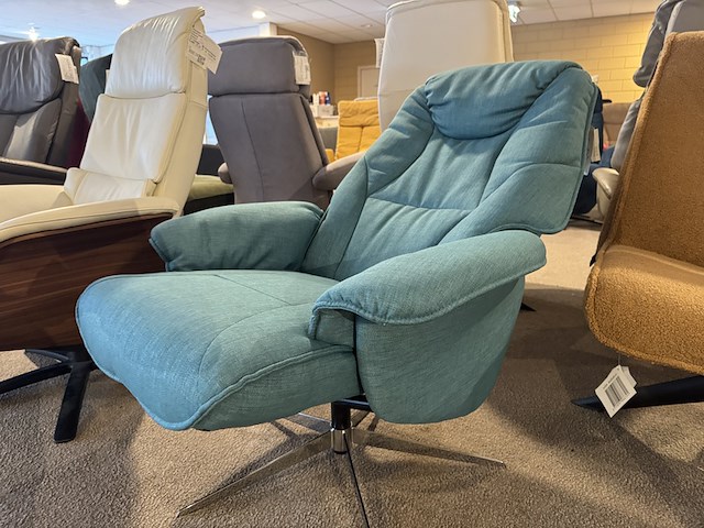 Relaxfauteuil, blauw - afbeelding 2 van  5