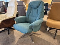Relaxfauteuil, blauw - afbeelding 3 van  5