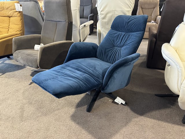 Relaxfauteuil, blauw - afbeelding 1 van  5