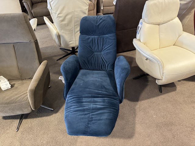 Relaxfauteuil, blauw - afbeelding 2 van  5