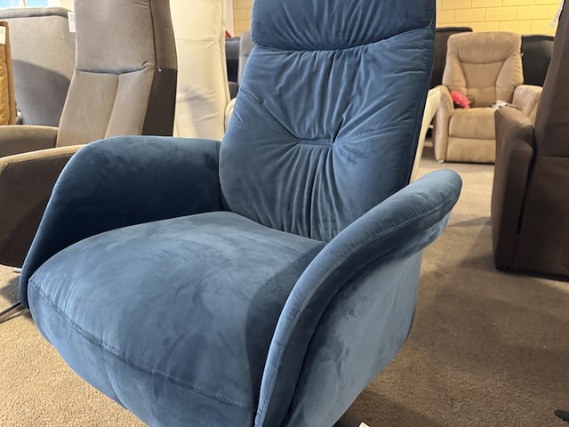Relaxfauteuil, blauw - afbeelding 5 van  5